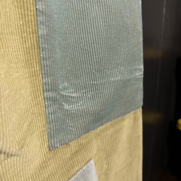 NEW The Elder Statesmen Men's Corduroy Patchwork Pleated Pants Size 36 - Picture 11 of 14